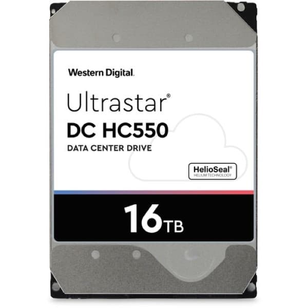 Western Digital Ultrastar DC HC550 16TB 3.5 inch Data Center SATA Hard Drive - 1