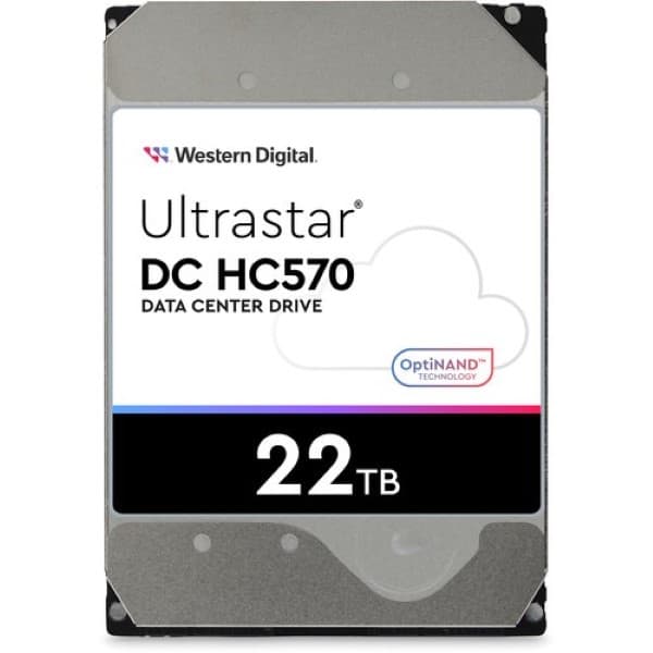 Western Digital Ultrastar DC HC570 22TB 3.5 inch Data Center SATA Hard Drive - 1