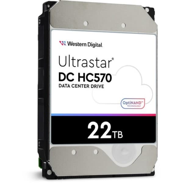 Western Digital Ultrastar DC HC570 22TB 3.5 inch Data Center SATA Hard Drive - 3