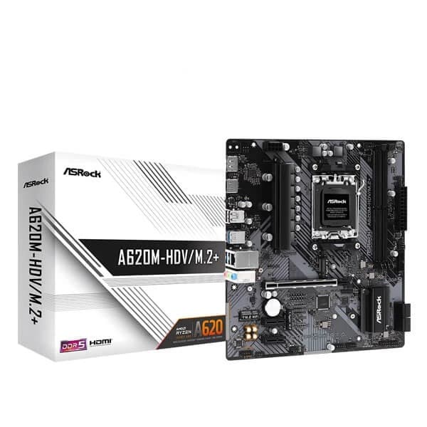 ASRock A620M-HDV/M.2 Plus Motherboard - 1
