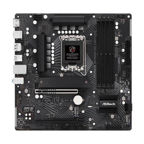 ASRock B760M PG Lightning Motherboard Supports Intel 12th , 13th & 14th Gen Processors - 2