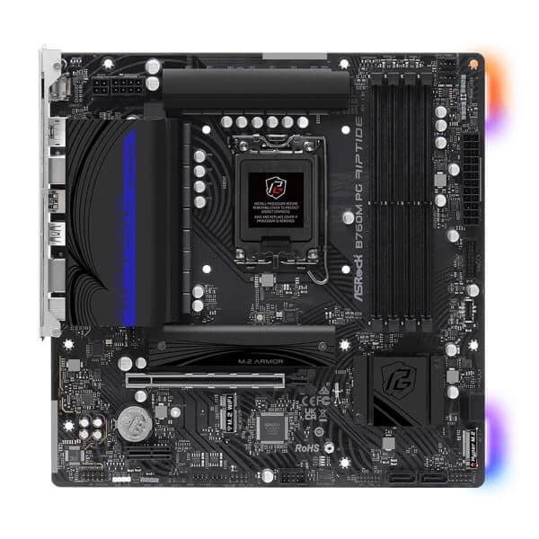 ASRock B760M PG Riptide Motherboard Supports Intel 12th , 13th & 14th Gen Processors - 2