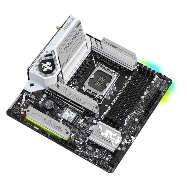 ASRock B760M Steel Legend WIFI Motherboard Supports Intel 12th , 13th & 14th Gen Processors - 4