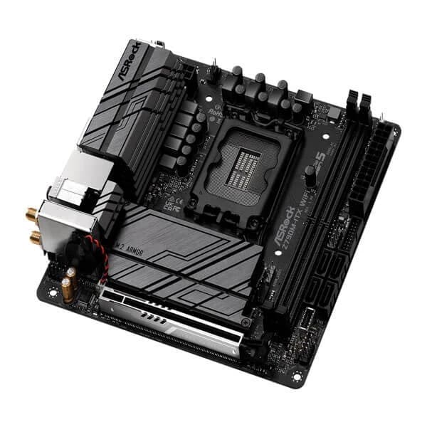ASRock Z790M-ITX WIFI Motherboard Supports Intel 12th , 13th & 14th Gen Processors - 4
