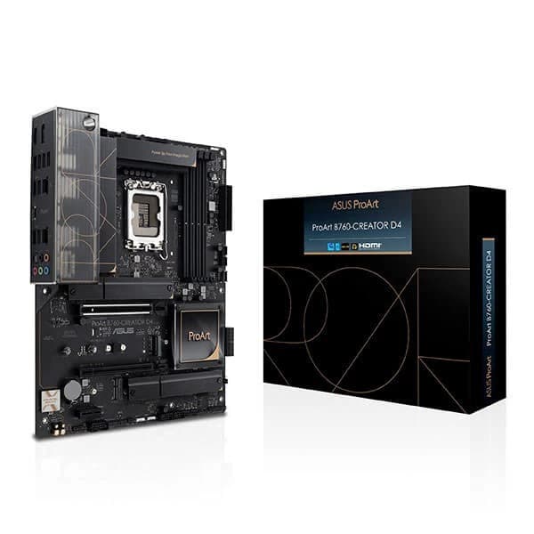 ASUS Prime H770-PLUS D4 Intel H770 (13th, 14th and 12th Gen) LGA 1700 ATX Motherboard with PCIe 5.0, 3xPCIe 4.0 M.2 Slots,DDR4,2.5Gb LAN,DisplayPort, HDMI,USB 3.2 Gen 2 Type-C,Thunderbolt™ (USB4®) Support - 5