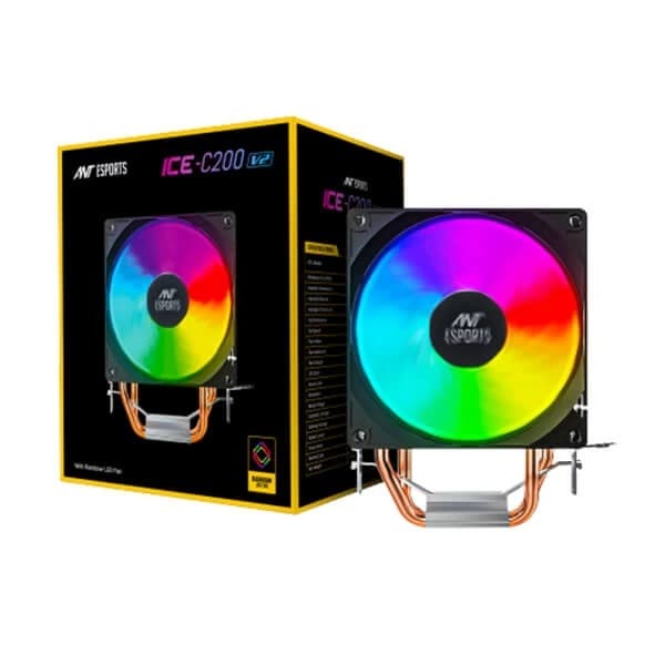 Ant Esports ICE-C200 V2 120mm CPU Air Cooler - 1