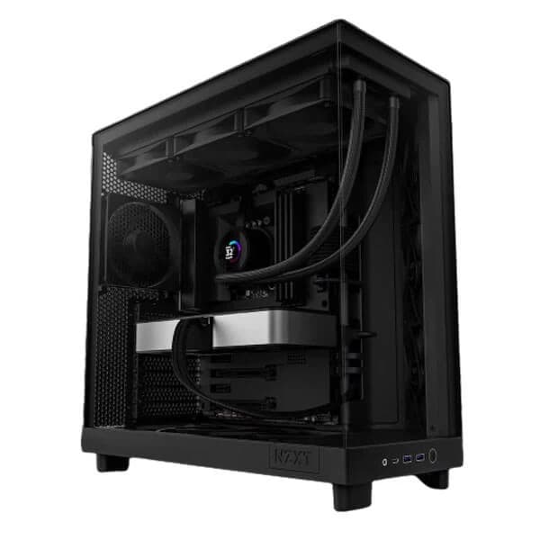 NZXT H6 Flow (ATX) Mid Tower Cabinet (Black) - 1