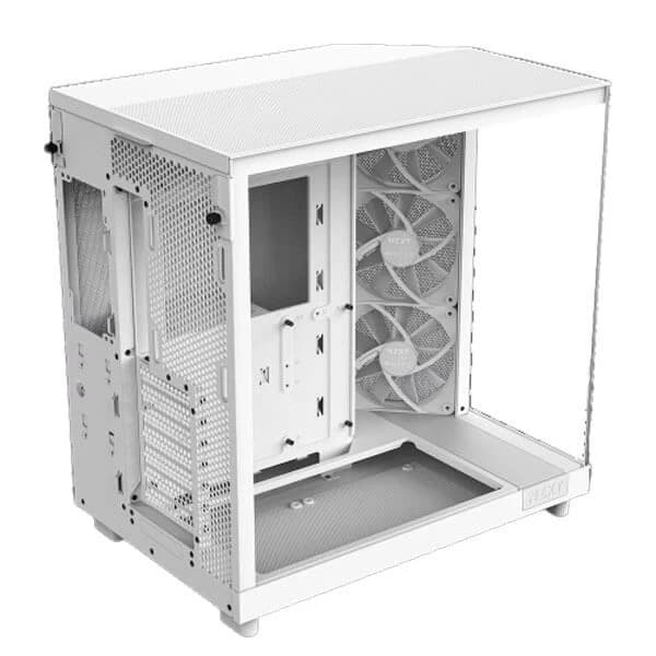 NZXT H6 Flow (ATX) Mid Tower Cabinet (White) - 4