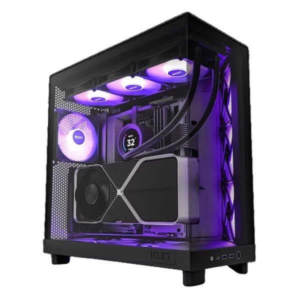 NZXT H6 Flow RGB (ATX) Mid Tower Cabinet (Black)