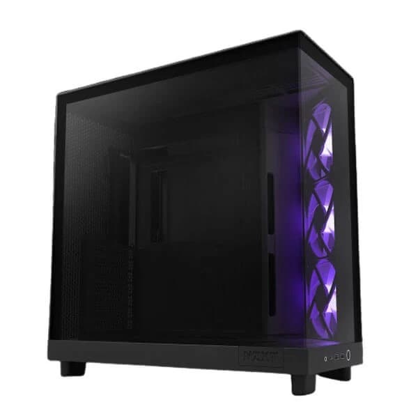 NZXT H6 Flow RGB (ATX) Mid Tower Cabinet (Black) - 2