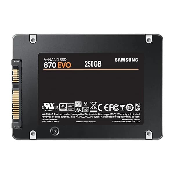 Samsung 870 EVO 250GB 2.5 inch SATA SSD - 2