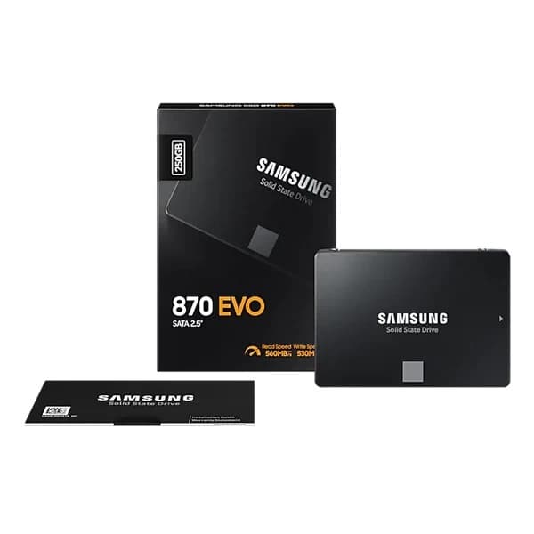 Samsung 870 EVO 250GB 2.5 inch SATA SSD - 3