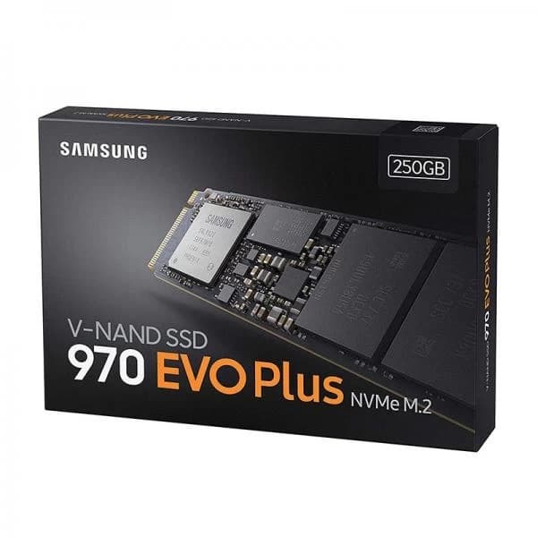 Samsung 970 EVO Plus 250GB M.2 NVMe Gen3 SSD - 2