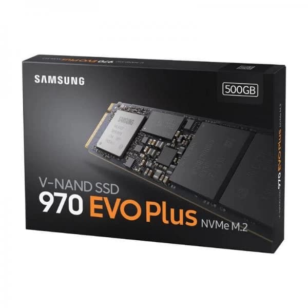 Samsung 970 EVO Plus 500GB M.2 NVMe Gen3 SSD - 2