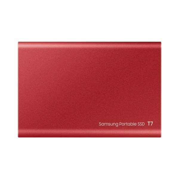 Samsung T7 500GB Portable SSD (Red) - 4