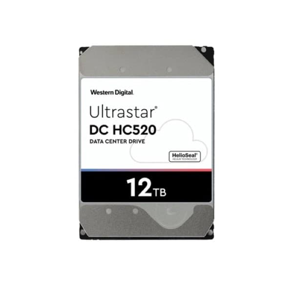 Western Digital Ultrastar DC HC520 12TB 3.5 inch Data Center SATA Hard Drive - 1