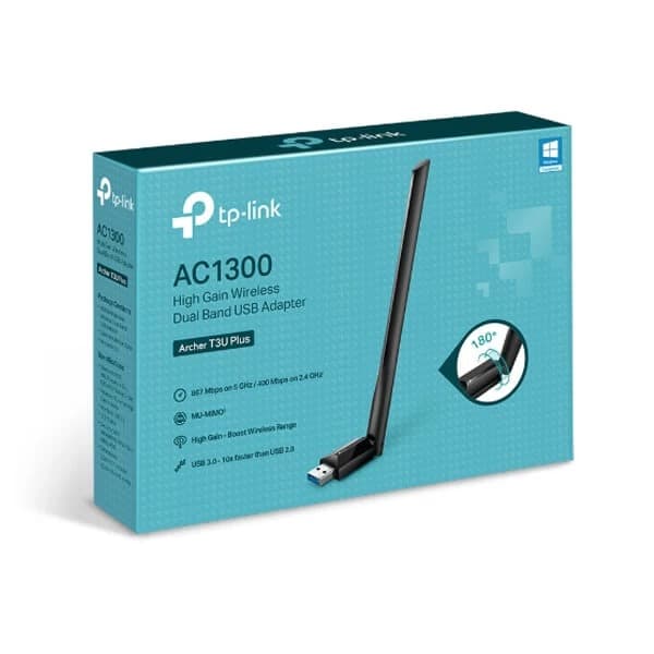 TP-Link Archer T3U Plus AC1300 Dual Band USB Adapter - 2