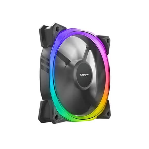 Antec Fusion 120 ARGB Black - 120mm ARGB Cabinet Fan (Single Pack) - 4