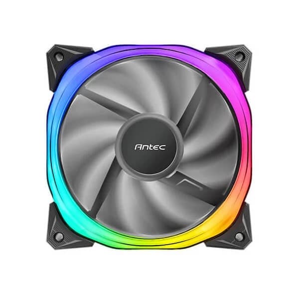 Antec Fusion 120 ARGB Black - 120mm ARGB Cabinet Fan (Single Pack) - 3