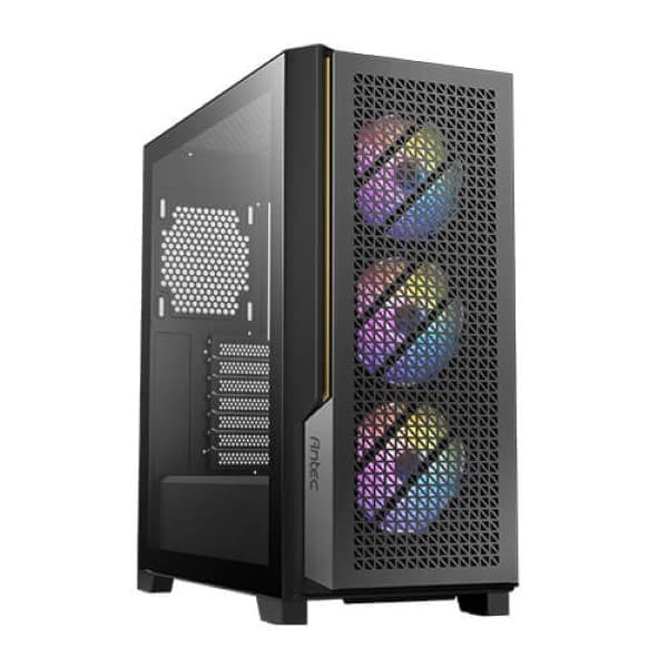 Antec P20C ARGB E-ATX Mid Tower Cabinet With Tempered Glass Side Panel (Black) - 1