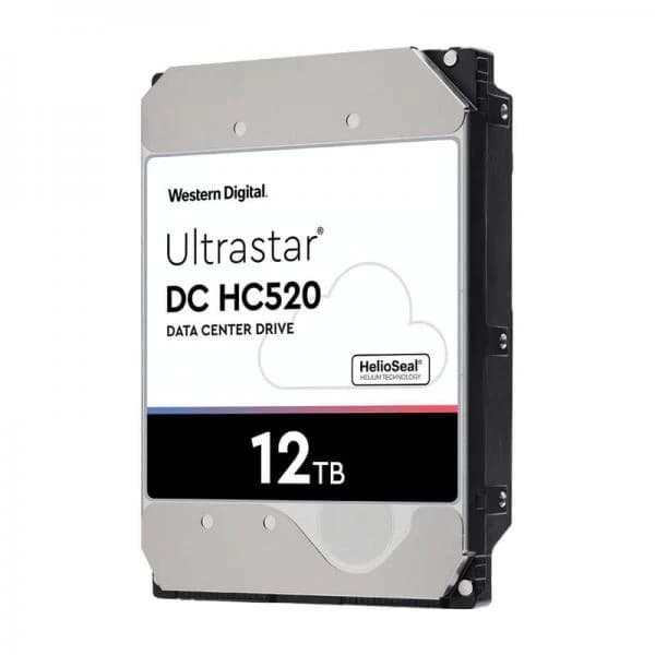 Western Digital Ultrastar DC HC520 12TB 3.5 inch Data Center SATA Hard Drive - 3