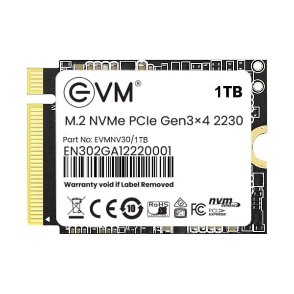 EVM M.2 2230 NVMe 1TB SSD - 1