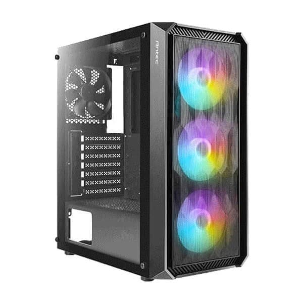 Antec NX292 ARGB (E-ATX) Mid Tower Cabinet (Black) - 7