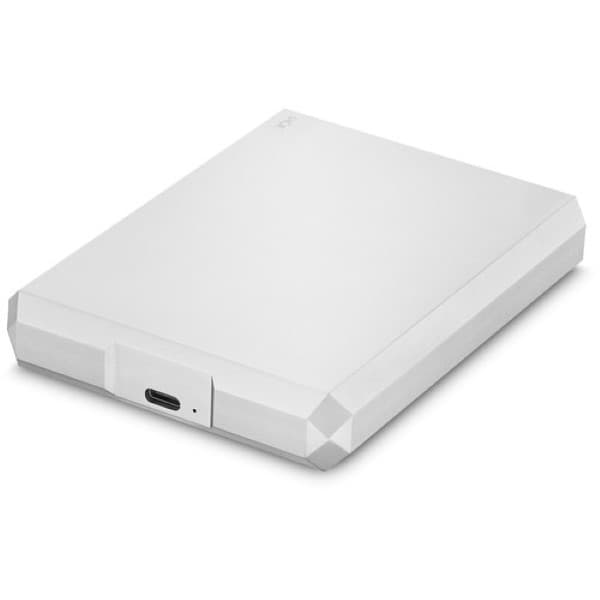 LaCie Mobile Drive 4TB External Drive - Moon Silver - 3