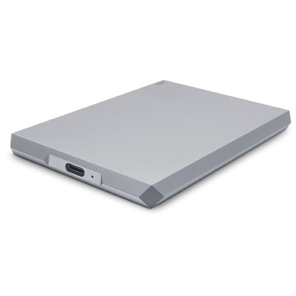 LaCie Mobile Drive 2TB External Hard Drive - Grey - 3