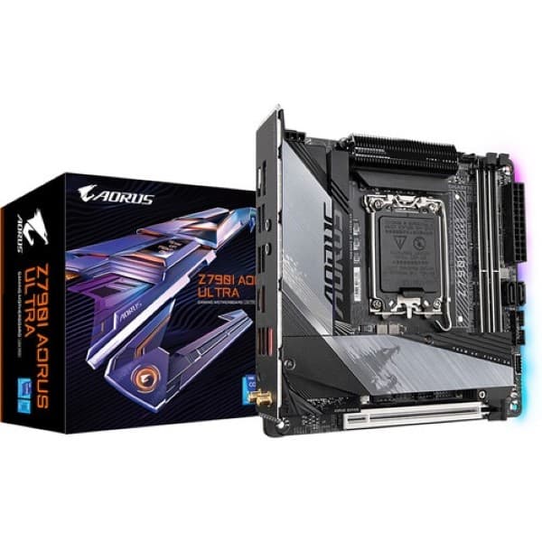 Gigabyte Z790I Aorus Ultra LGA 1700 DDR5 Intel Motherboard Supports Intel 12th, 13th & 14th Gen Processors - 1