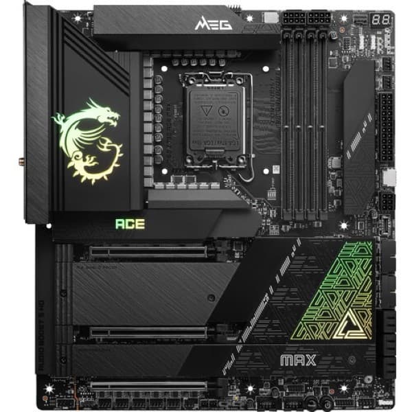 MSI MEG Z790 Ace Max LGA 1700 E-ATX Gaming Motherboard Supports Intel 12th , 13th & 14th Gen Processors - 3