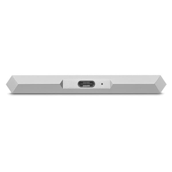 LaCie Mobile Drive 2TB External Hard Drive - Silver - 3