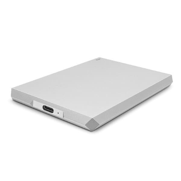 LaCie Mobile Drive 2TB External Hard Drive - Silver - 2