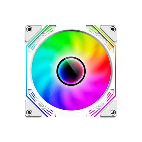 Ant Esports Sciflow ARGB Case Fan (White) - 1