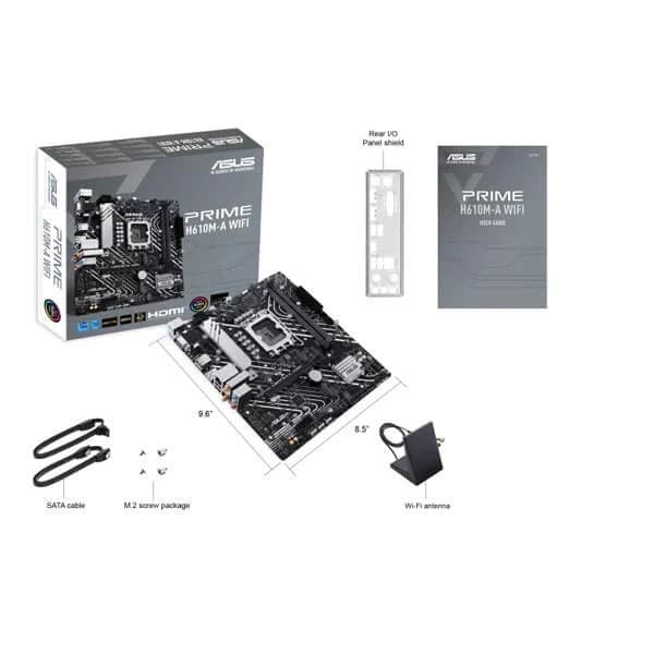 Asus Prime H610M-A WIFI Motherboard Supports Intel 12th, 13th & 14th Gen Processors - 4
