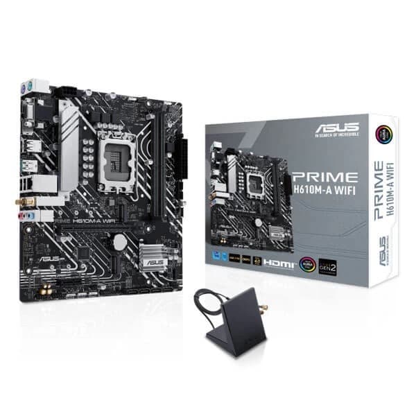 Asus Prime H610M-A WIFI Motherboard Supports Intel 12th, 13th & 14th Gen Processors - 1