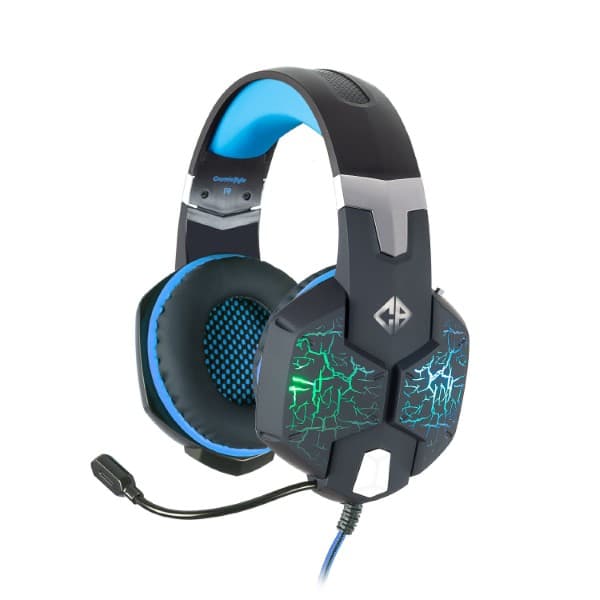 Cosmic Byte G1500 7.1 Channel USB Headset for PC with RGB LED Lights and Vibration (Black/Blue) - 1