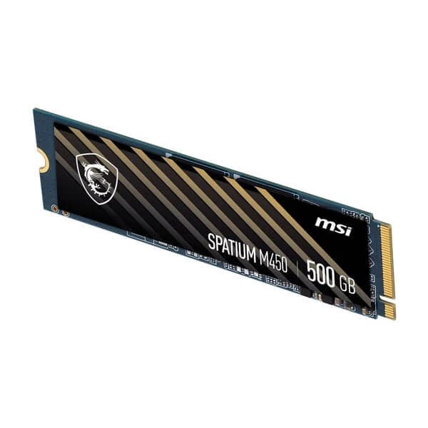 MSI Spatium M450 500GB M.2 NVMe Internal SSD - 3