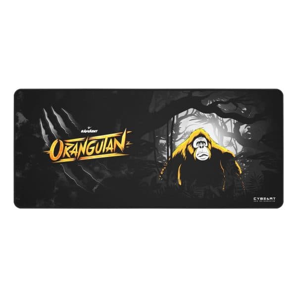 CYBEART | Orangutan Gaming Mouse Pad | XXL Premium Licensed Gaming Mouse Pad (900 x 400 x 4mm / Rapid Series)