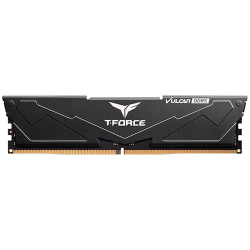 TeamGroup T-FORCE Vulcan 16GB (1 x 16GB) DDR5 5600 MHz CL36 RAM (Black) - 1