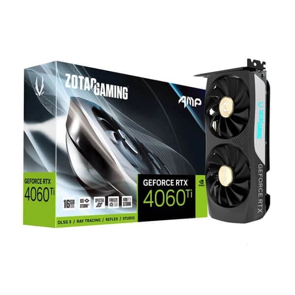 Zotac RTX 4060 Ti AMP 16GB Graphics Card - 1