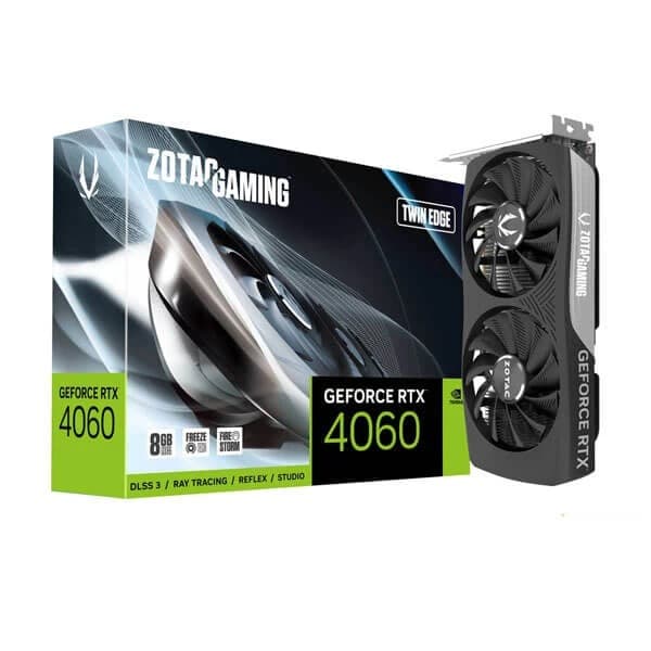 Zotac RTX 4060 Twin Edge 8GB Graphics Card - 1