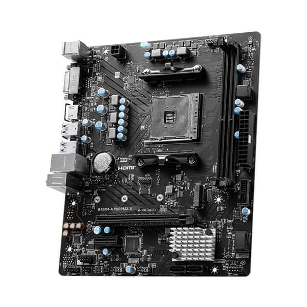 MSI B450M-A Pro Max II AMD mATX Motherboard - 4