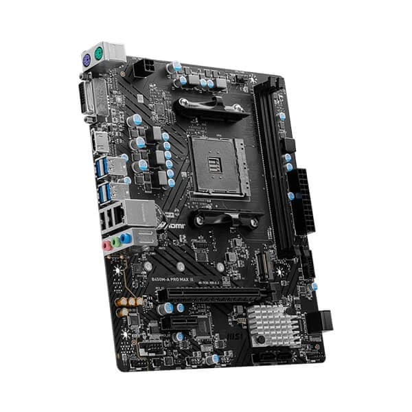 MSI B450M-A Pro Max II AMD mATX Motherboard - 3