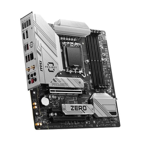 MSI B760M Project Zero (Wi-Fi) Motherboard Supports Intel 12th , 13th & 14th Gen Processors - 3