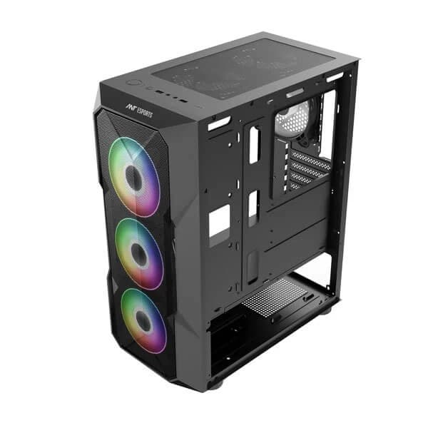 Ant Esports ICE-300 Mesh V2 ARGB (ATX) Cabinet (Black) - 3