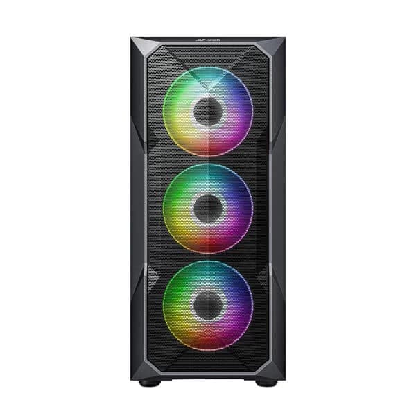 Ant Esports ICE-300 Mesh V2 ARGB (ATX) Cabinet (Black) - 5