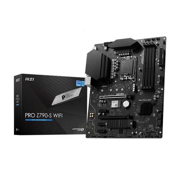MSI Pro Z790-S WIFI Intel LGA 1700 ATX Motherboard Supports Intel 12th , 13th & 14th Gen Processors - 1