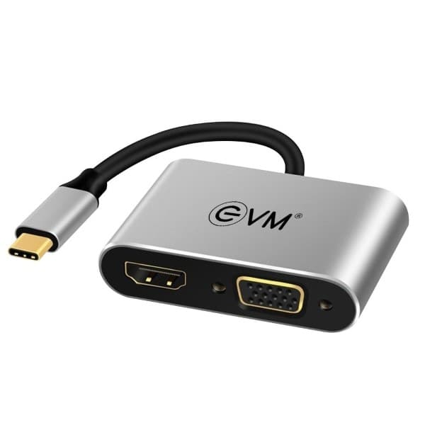 EVM Type C 4 in 1 HDMI + VGA Docking Station - 1