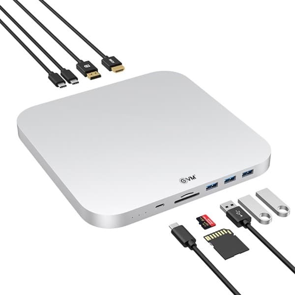 EVM USB-C Hub Docking Station With HDMI For Mac Mini/Mac Studio (MINI HUB PRO MAX) - 1